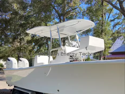 Nilikha mula sa premium na fiberglass-reinforced plastic (FRP), ang canopy na ito ay lumalaban sa kaagnasan, UV-matatag, at lubos na matibay, tinitiyak ang pangmatagalang pagganap sa malupit na mga panlabas na kapaligiran tulad ng mga setting ng dagat o off-road.