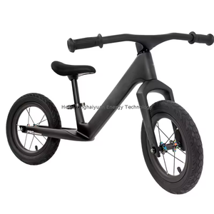 Carbon Fiber Balance Bike Walang Pedal Training Bicycle na may Adjustable Seat Taas