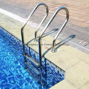 Hindi kinakalawang na asero hagdan swimming pool hagdan pool mabibigat na tungkulin 3-hakbang na aluminyo pool hagdan