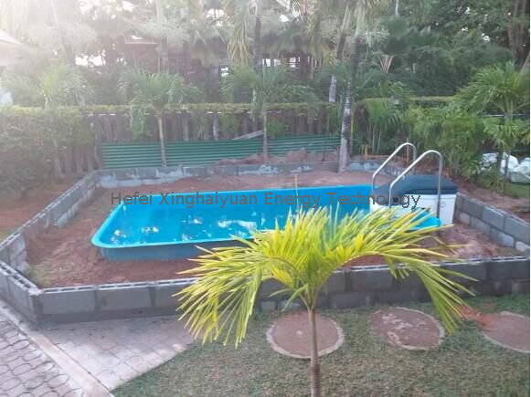 Inground FRP swimming pool shell para sa panlabas na hardin ng pamilya