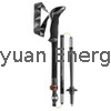 Carbon Fiber Ultra Light Foldable Hiking & Walking Poles Para sa Mga Lalaki at Babae