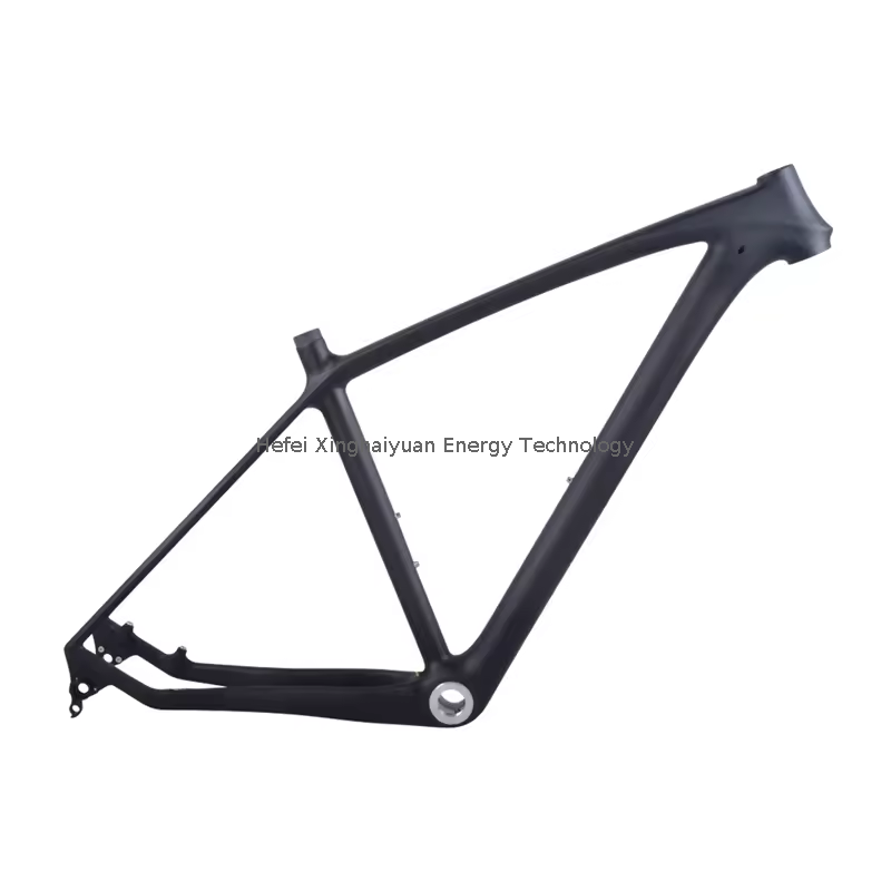  Bagong Non-Standard Lahat ng Itim na Carbon Fiber Mountain Bike Frame