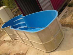 Customized Fiberglass Swimming Pool Inground Factory Sale 