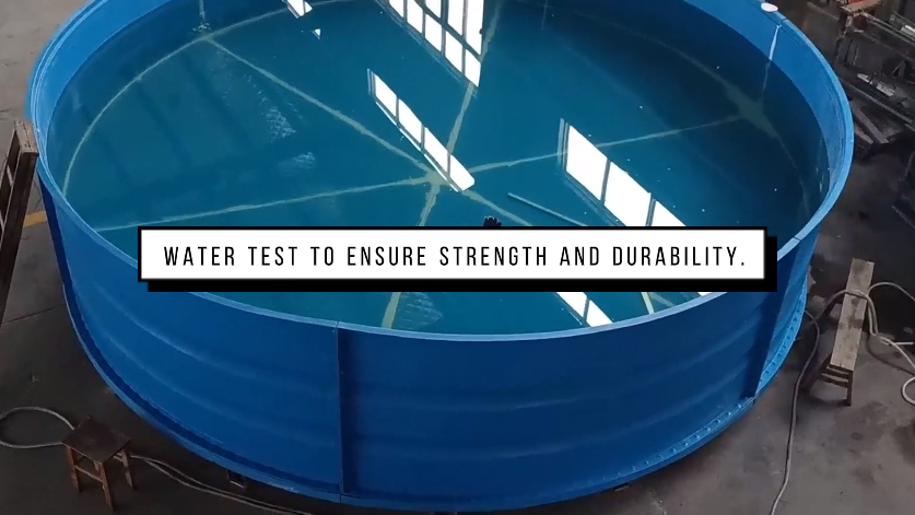 Fiberglass septic tank