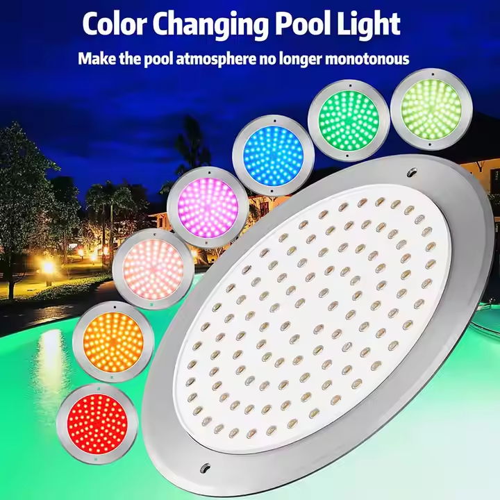 Mataas na kalidad na IP68 hindi tinatagusan ng tubig LED pool light multi kulay pagbabago 