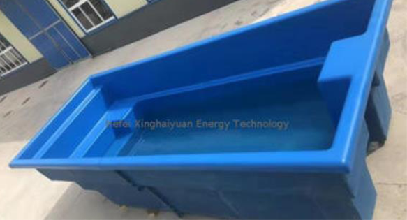 Fiberglass aquaculture pond fish breeding tank