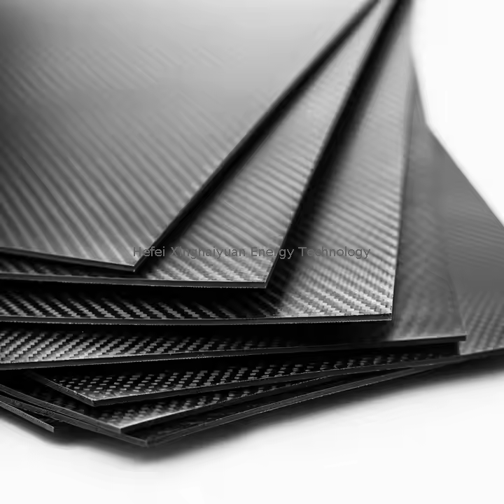 Kapal ng carbon sheet 1mm 2mm 3mm carbon fiber plate na bahagi 3k carbon fiber sheet