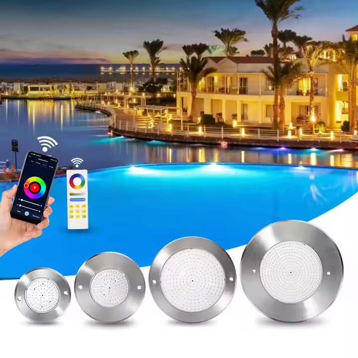 Mataas na kalidad na IP68 hindi tinatagusan ng tubig LED pool light multi kulay pagbabago 
