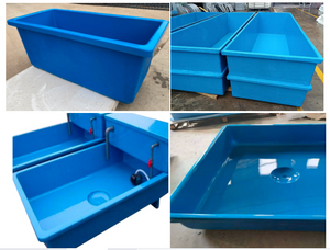 Hatchery Pond Rectangular Fish Tank Frp Fish Tank 