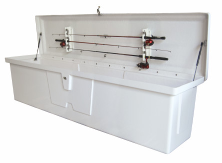 Fiberglass Outdoor Dock Box para sa Pag -iimbak ng Isda ng Marine