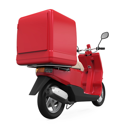 Waterproof Fast Food Fiberglass Delivery Box para sa Scooter Custom Designs