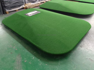 Portable baseball game fiberglass pitching mound para sa panloob at panlabas na baseball pitching pagsasanay 