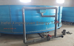 FRP Fish Tank Hatchery Pond Breeding Fish Tank 