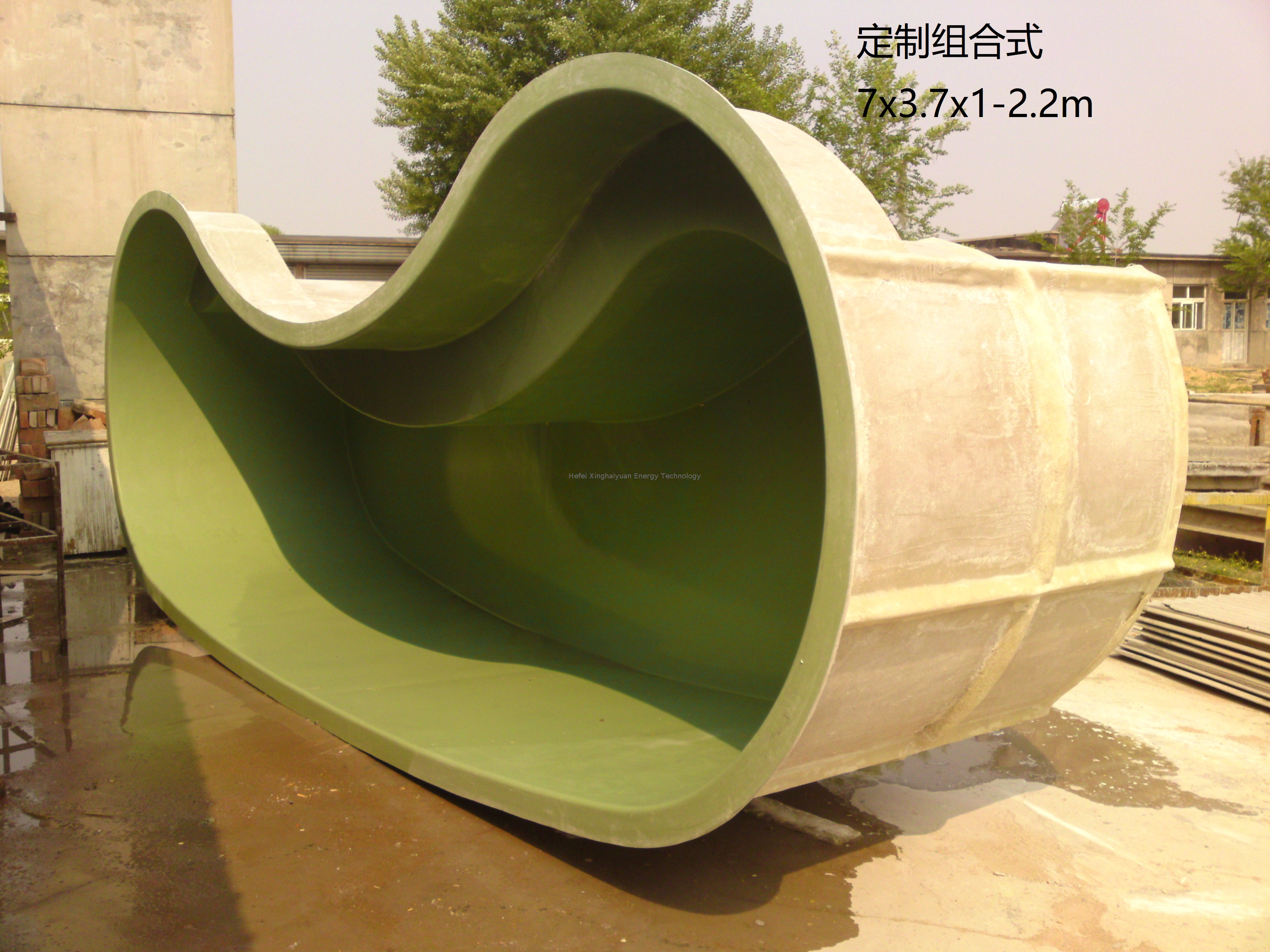 Customized Fiberglass Swimming Pool Inground Factory Sale 